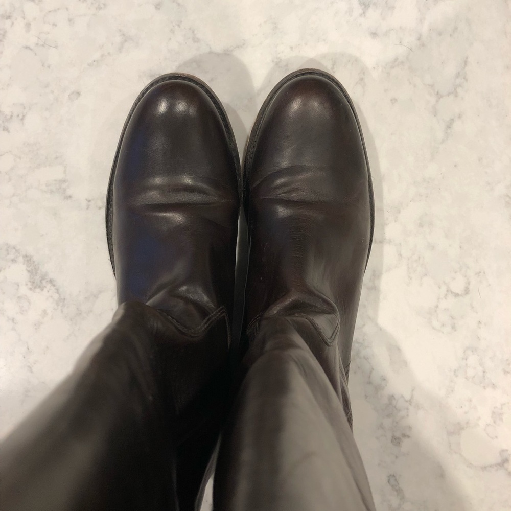 Frye Melissa Button - Dark Brown - image 6